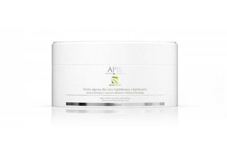 APIS ACNE-STOP dumblių kaukė spuoguotai odai su bambuku, žaliąja arbata 100 g