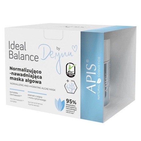 APIS Ideal Balance By Deynn normalizująco-nawadniająca maska algowa dla cery tłustej,trądzikowej i odwodnionej 100g