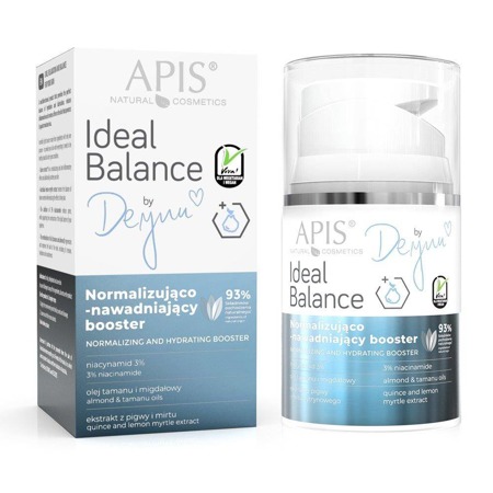 APIS Ideal Balance By Deynn normalizująco-nawadniający booster do cery tłustej,odwodnionej i trądzikowej 50ml