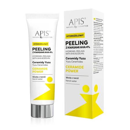 APIS_Ceramide Power hydrożelowy peeling do twarzy z kwasami AHA 4% 100ml