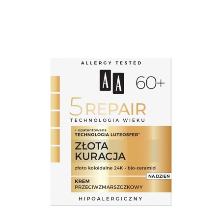 Age Technology 5Repair 60+ Golden Treatment dieninis kremas nuo raukšlių 50ml