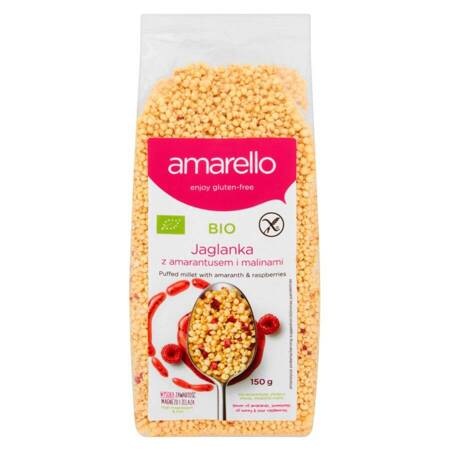 Amarello BIO Jaglanka su amarantu ir avietėmis 150g