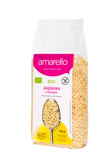 Amarello BIO Jaglanka su medumi 150g