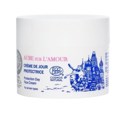 Aube Sur L'Amour apsauginis dieninis veido kremas "Rose de Grasse Hydrolate & Evening Primrose" 50 ml