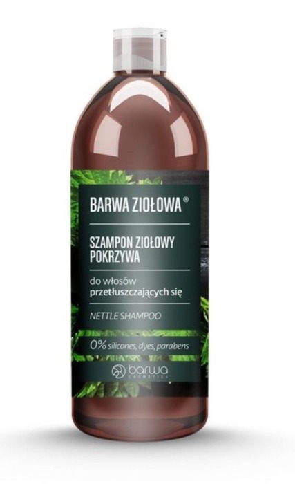 Augalinis šampūnas riebiems plaukams Dilgėlių šampūnas 480ml