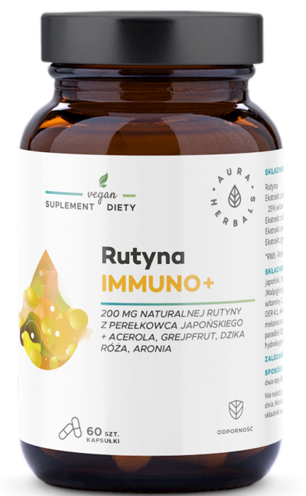 Aura Herbals Rutin Immuno+ 60 kapsulių