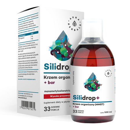 Aura Herbals Silidrop+ Boro organinis silicis MMST 500ml