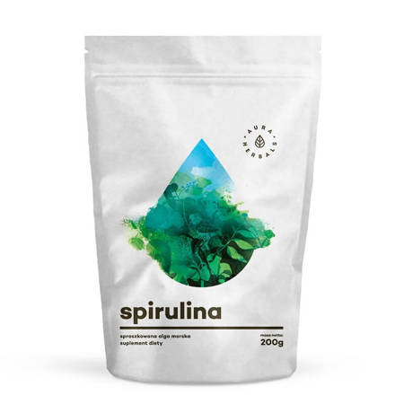 Aura Herbals Spirulina 200g miltelių