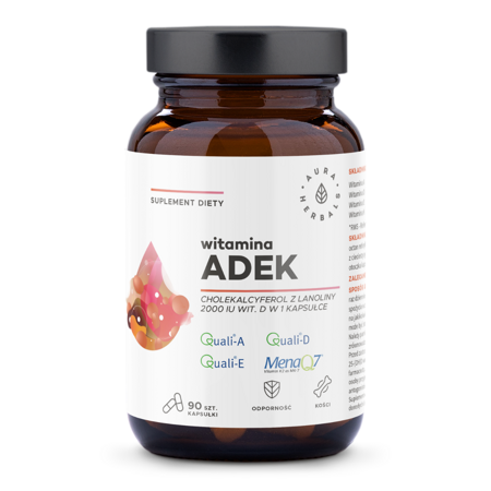 Aura Herbals Vitaminas ADEK 90 kapsulių