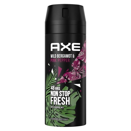 Axe Wild Fresh Bergamot & Pink Pepper dezodorantas purškiamas vyrams 150ml