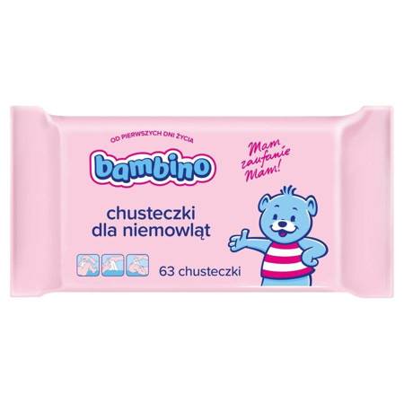 BAMBINO_Chusteczki dla niemowląt 63szt.