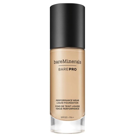 BAREMINERALS BarePro Performance Wear Liquid Foundation SPF20 skystas makiažo pagrindas 02 Ivory 30ml