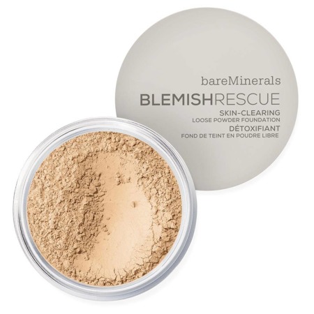 BAREMINERALS Blemish Rescue Skin-Clearing Loose Powder Foundation biri makiažo pudra spuoguotai odai 2N Neutral Ivory 6g