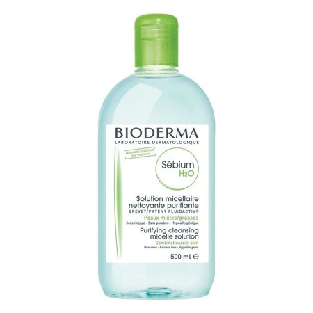 BIODERMA Sebium H2O micelinis vanduo riebiai ir mišriai odai 500ml