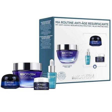 BIOTHERM Anti-Aging Multi-Protective Routine Blue Therapy Multidefender Cream SPF25 50ml + naktinis 15ml + akių 5ml + serumas 7ml