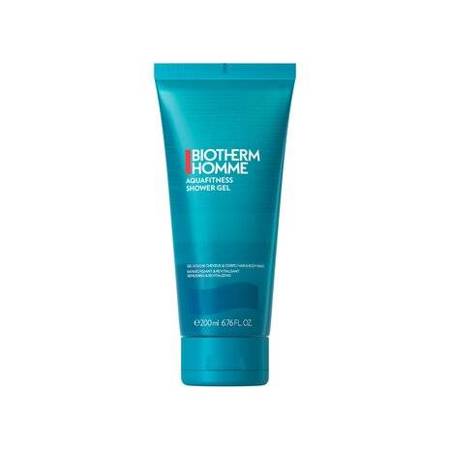 BIOTHERM Homme Aquafitness dušo želė, akimirksniu atgaivinanti dušo odą 200ml