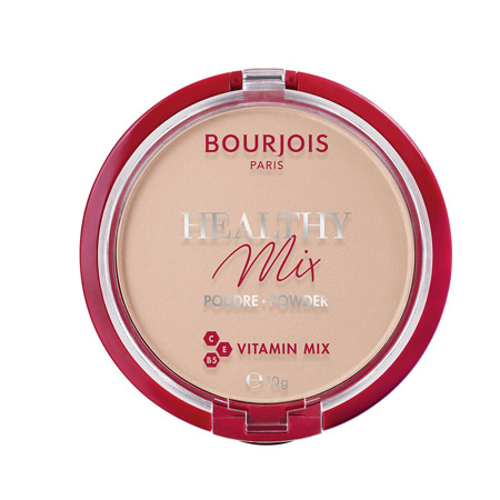 BOURJOIS Healthy Mix Powder matinė ir šviesinanti pudra 03 Beige Rose 10g