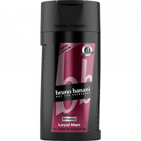 BRUNO BANANI Loyal Man 3in1 dušo želė 250ml