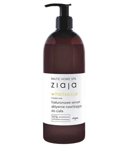 Baltic Home Spa Witalizacja hialuronowe serum aktivnie nawilżające do ciała Morela Ume 400ml