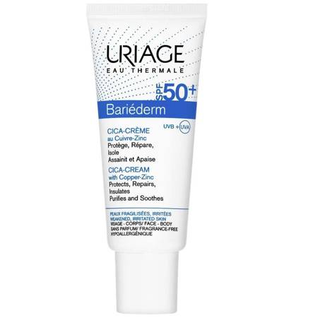 Bariederm Cica kremas su Cu-Zn su variu ir cinku SPF50+ 40ml