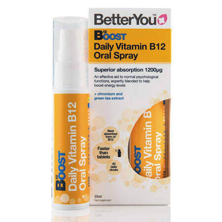 BetterYou Boost Vitamino B12 purškalas 25ml