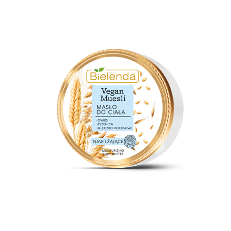 Bielenda Vegan Muesli drėkinamasis kūno sviestas 250ml