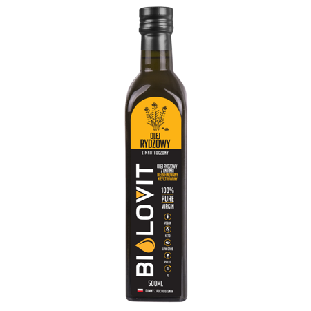 Biolavit šalto spaudimo ricinų aliejus 500 ml