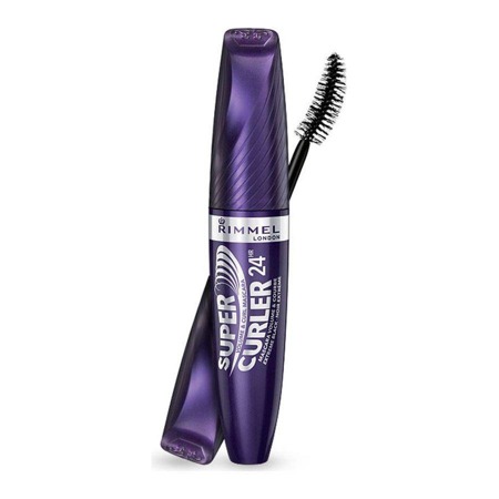 Blakstienų tušas "Super Curler" 24HR sukuriantis blakstienas 003 Extreme Black 12ml