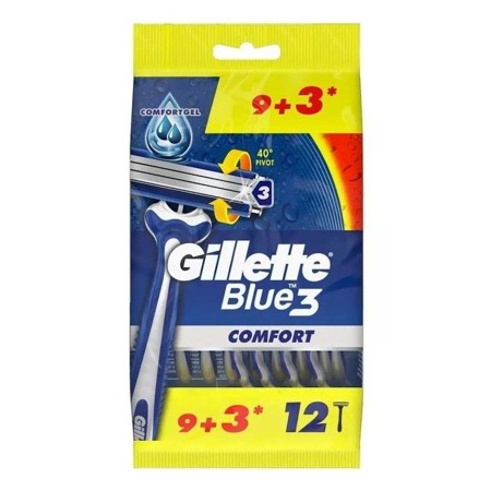 Blue 3 Comfort jednorazowe maszynki do golenia dla mężczyzn 12szt