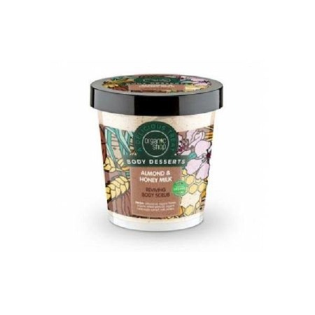 Body Desserts Almond & Honey Milk Reviving Body Scrub maitinamasis kūno šveitiklis 450ml