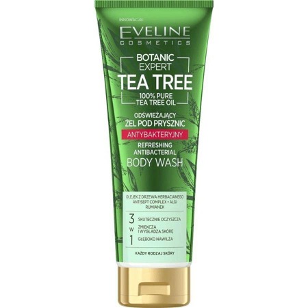 Botanic Expert Tea Tree gaivinanti antibakterinė dušo želė 250ml