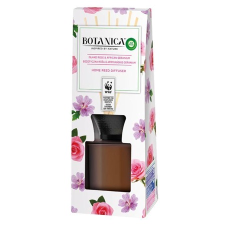 Botanica kvepalų lazdelės Egzotinė rožė ir afrikinė pelargonija 80ml