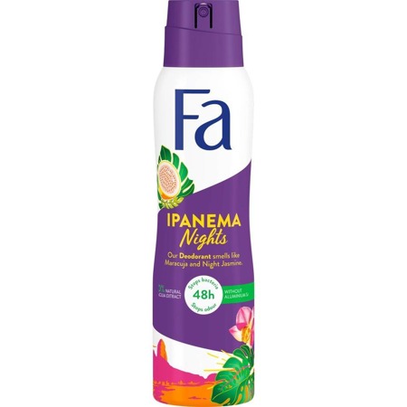 Brazilian Vibes Ipanema Nights dezodorantas purškiamasis purškiklis Maracuja Night Jasmine kvapas 150ml