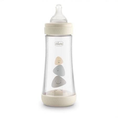 CHICCO_Perfect5 Anti-colic buteliukas 300ml su silikoniniu čiulptuku, greitai tekantis 4m+ Neutralus