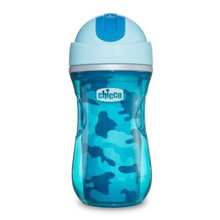 CHICCO_Sport Cup termo puodelis su šiaudeliu 266ml 14m+ Berniukas