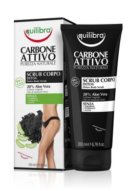 Carbone Detox Body Scrub valomasis kūno šveitiklis su aktyvintąja anglimi 200ml