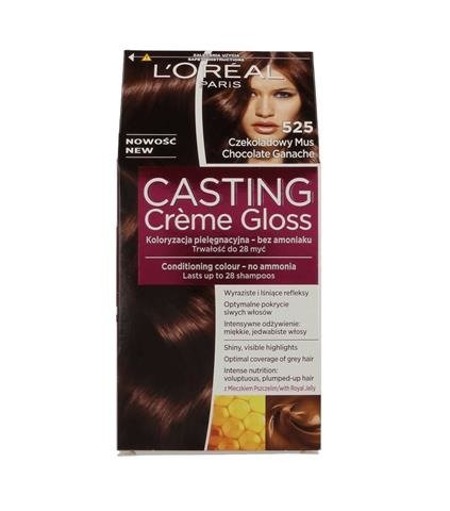 Casting Creme Gloss plaukų dažai 525 Chocolate Mousse