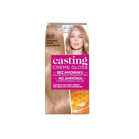 Casting Creme Gloss plaukų dažai 801 Blonde Satin Blonde