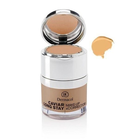 Caviar Long Stay Make-Up & Corrector veido makiažo pagrindas su korektoriumi 1,5 Sand 30ml