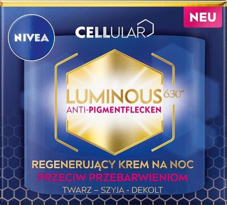 Cellular Luminous 630® regenerujący krem na noc przeciw przebarwieniom 50ml