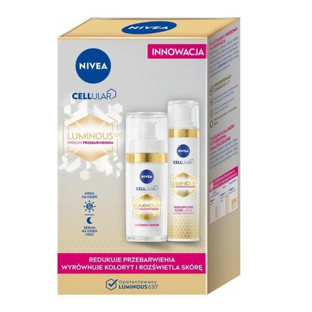 Cellular Luminous 630® rinkinys dieninis kremas nuo pigmentacijos 40ml + intensyvus serumas nuo pigmentacijos 30ml