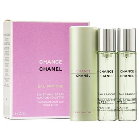 Chance Eau Fraiche Tualetinis vanduo Twist&Spray 3x20ml