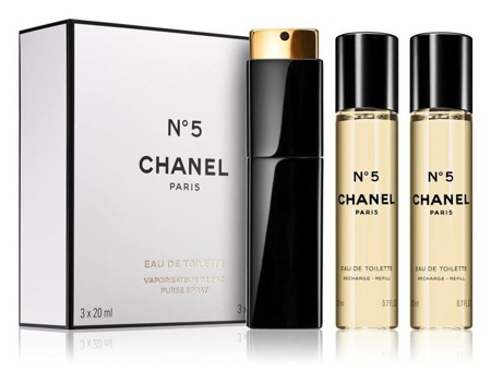 Chanel No 5 Opakowanie Ozdobne 3x20ml edt