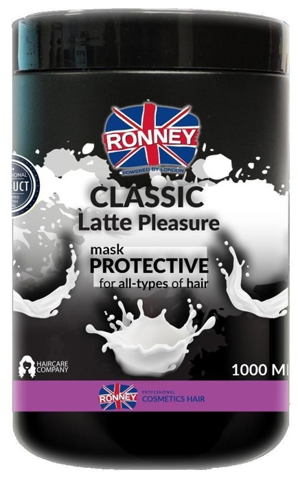 Classic Latte Pleasure Profesionali apsauginė kaukė visų tipų plaukams 1000ml