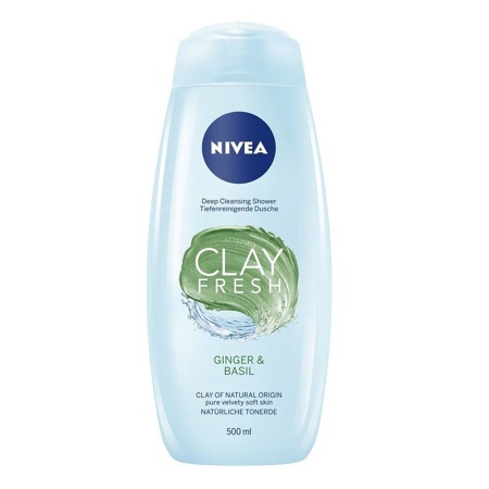 Clay Fresh molio dušo želė Imbieras ir bazilikas 500ml