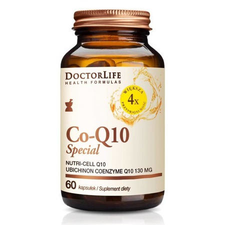 Co-Q10 Special organinis kokosų aliejus 130mg maisto papildas 60 kapsulių