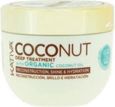 Coconut Deep Treatment kokosų atkuriamoji ir blizgesį suteikianti plaukų kaukė 250ml