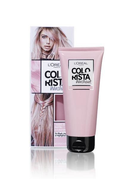 Colorista Washout plaunami rožinės spalvos plaukų dažai 80ml