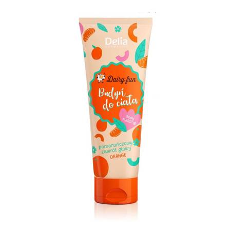 DELIA_Dairy Fun Orange Vertigo kūno pudingas 250ml