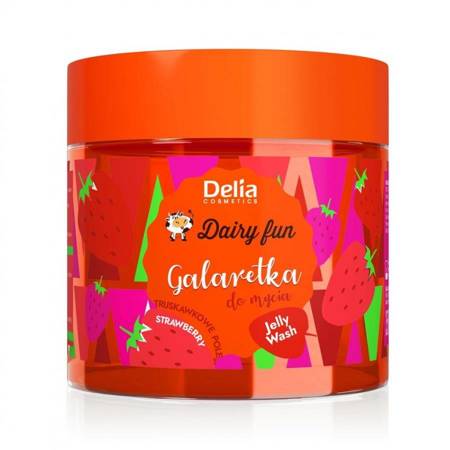 DELIA_Dairy Fun Strawberry Fields kūno pudingas 250ml